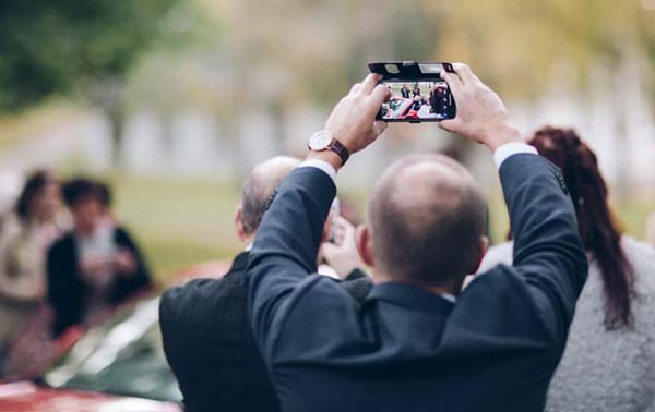 Fotoapp för bröllopsgästerna