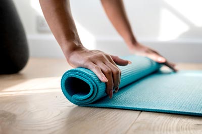 Yoga på möhippa