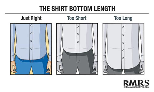 Rätt längd på skjorta