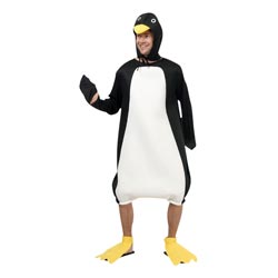 Pingvin som utklädnad på svensexa